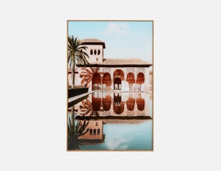 ALHAMBRA - framed giclée 80 cm x 120 cm - Multi