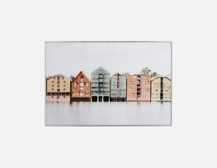 TRONDHEIM - giclée encadrée 120 cm x 80 cm - Multi