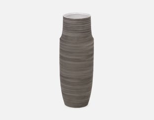 INA - ceramic vase 46 cm - Grey