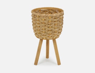 DAN - bamboo planter 27cm - Natural