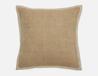 BETTEZ - jute cushion 45 cm x 45 cm - Natural