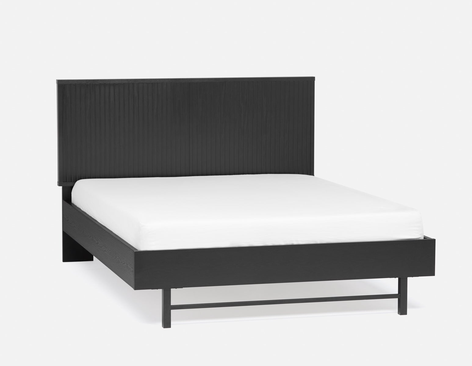 MONTANA - modern queen size bed - Black