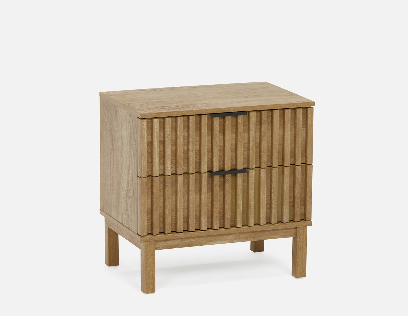 RIONA - japandi style nightstand - Natural