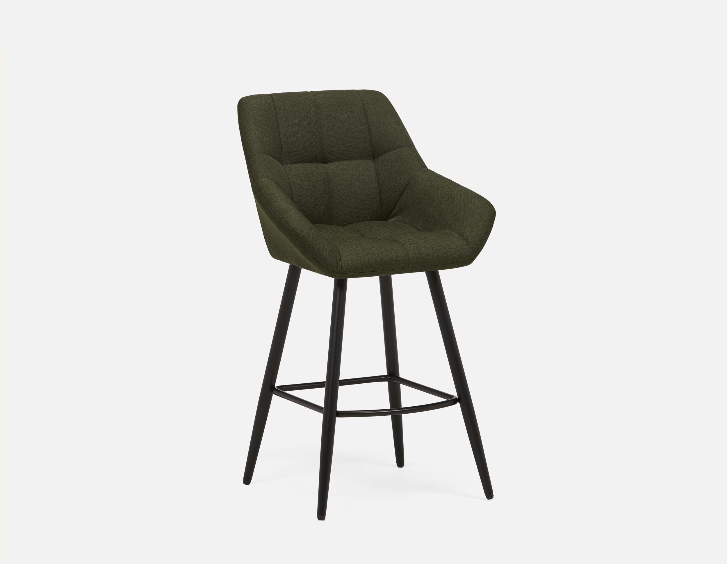 CAMILA - elegant counter stool 66 cm - Green