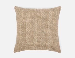 KAYDEN - linen cushion 50 cm x 50 cm - Natural
