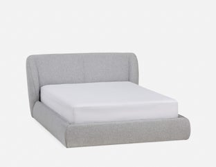 NICK - queen size bed - Grey
