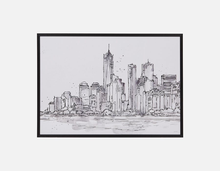 VILLE I framed wall art 103x73cm "Ville I" undefined