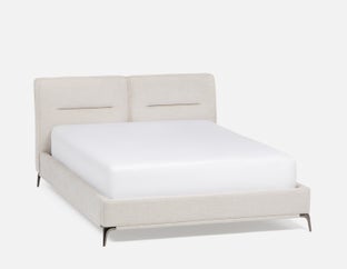 CLARKSON - queen size bed - Sand