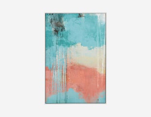 FONDRE - framed hand embellished giclée 80x120cm - Multi