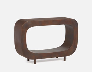 BROCCO - console en fer 120 cm - Rouille