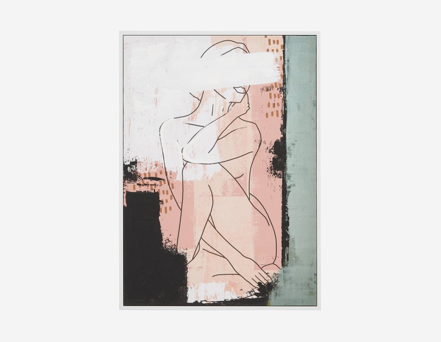 BEAUTE framed hand embellished giclée 50x70cm undefined