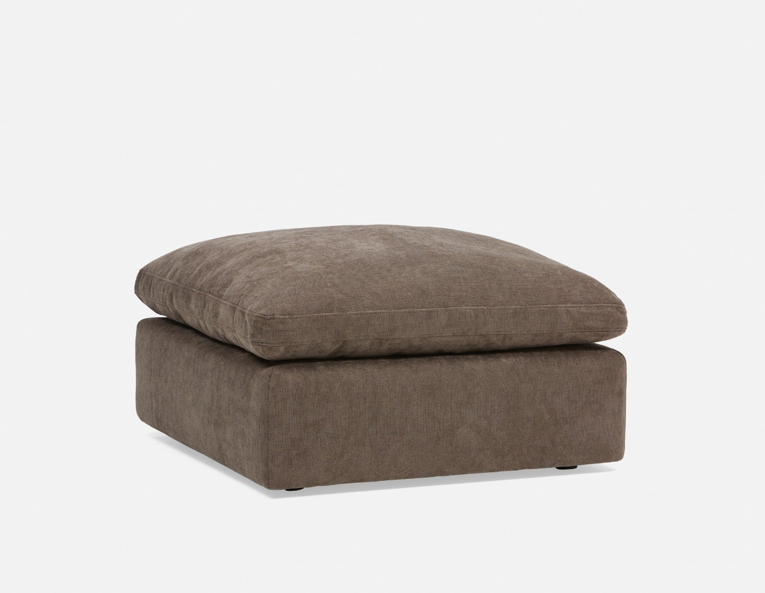 HELIO - contemporary ottoman - Chocolate