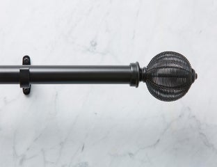 DISKO - curtain rod set - Black