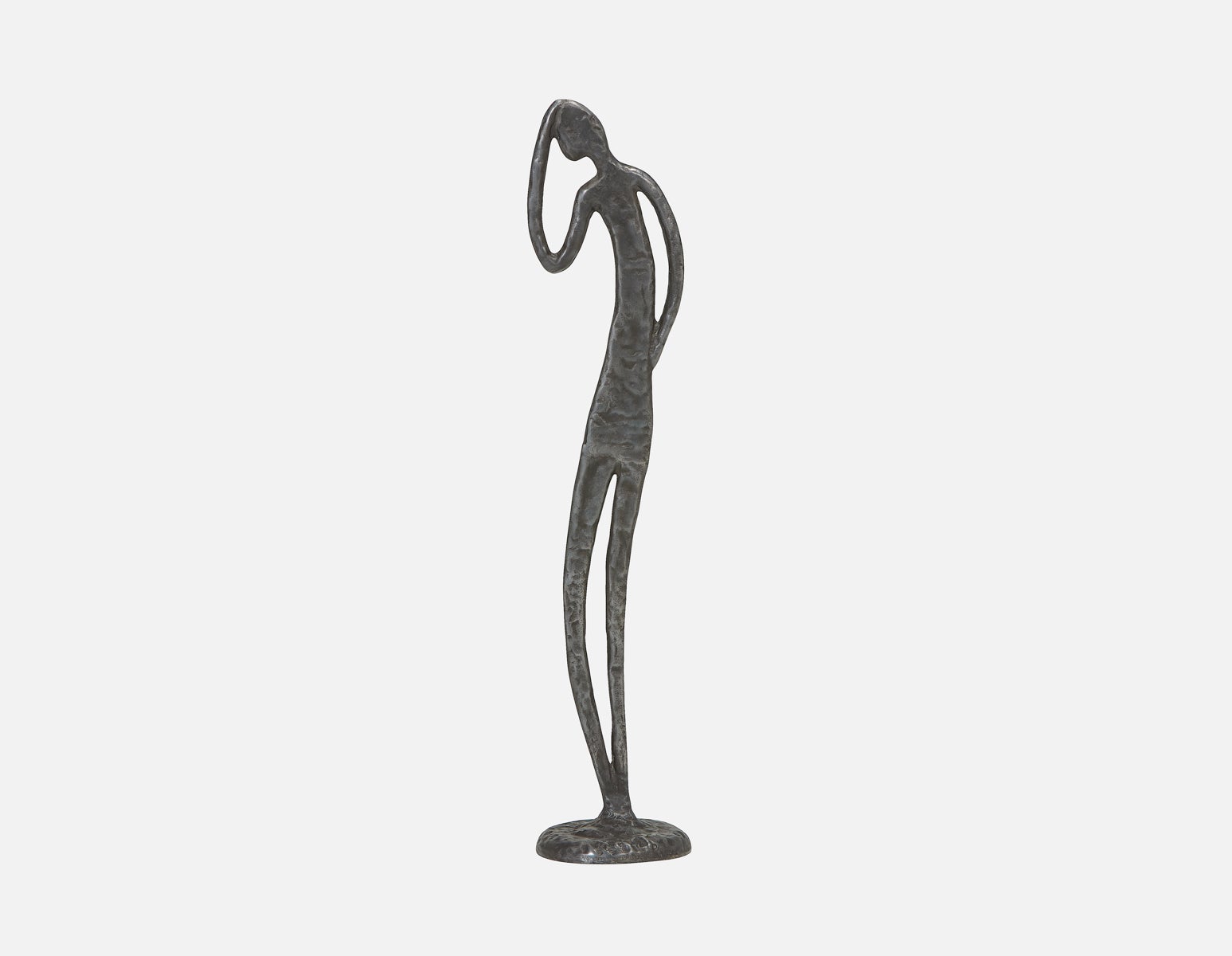 ANANTAPUR - aluminum sculpture 100cm - Black