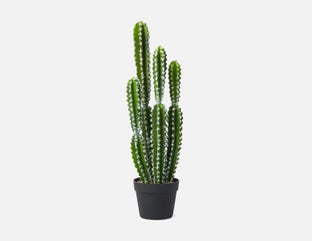 TETRA - artificial potted cactus 70 cm - Green