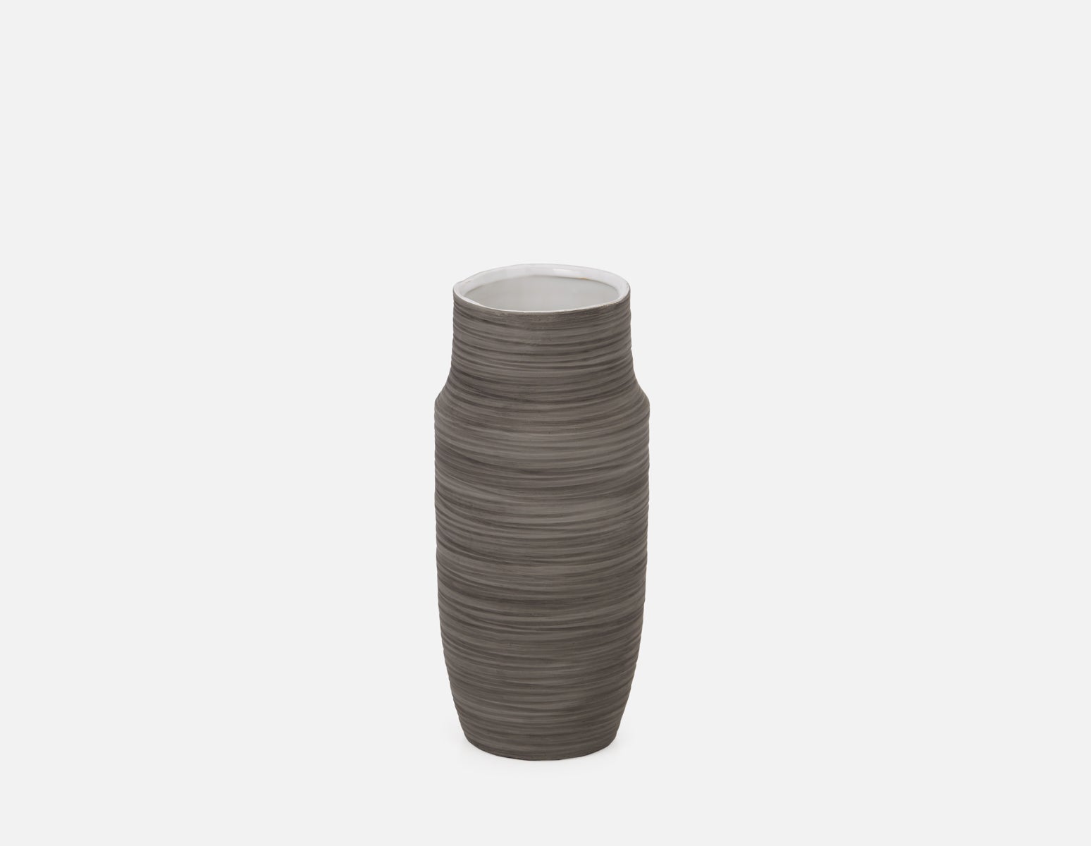 INA - ceramic vase 28 cm - Grey