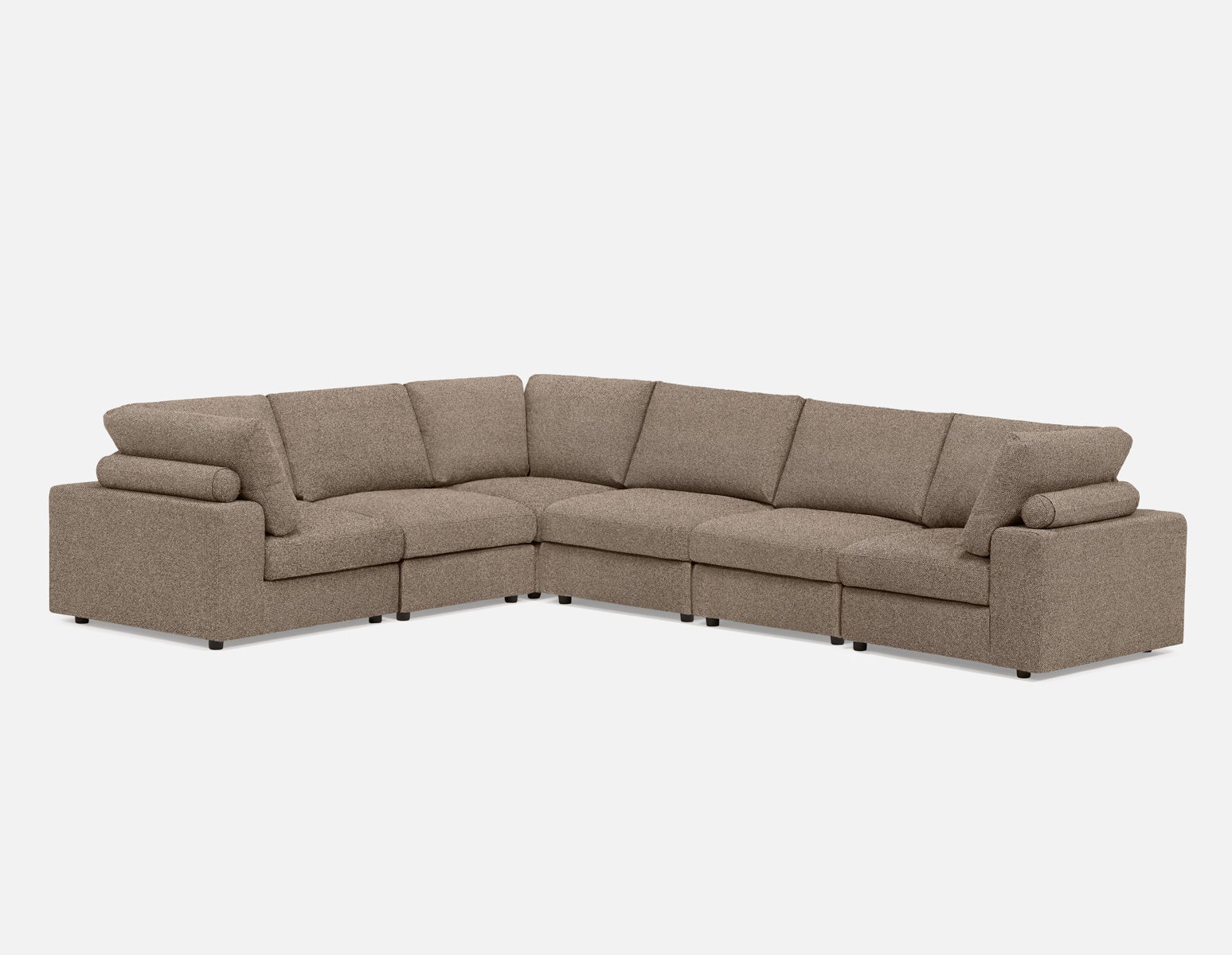OLISA - 6-pc modular interchangeable sofa - Graphite