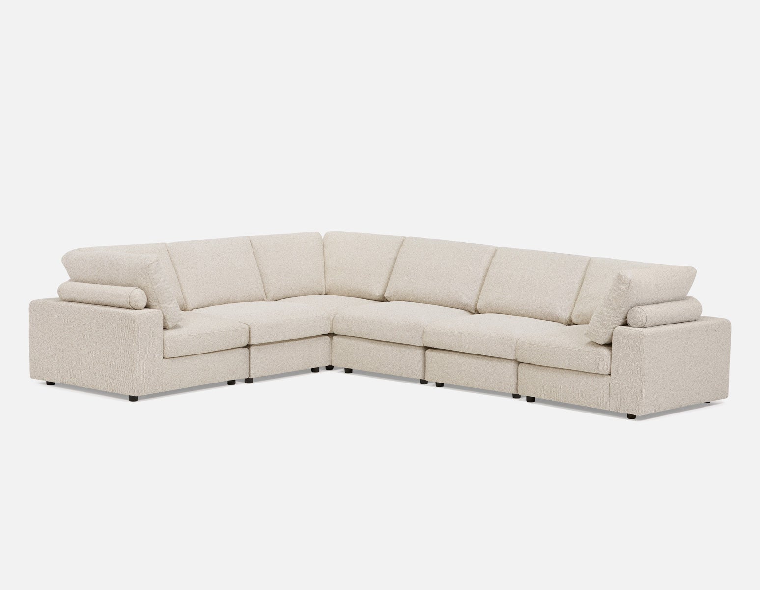 OLISA - 6-pc modular interchangeable sofa - Beige