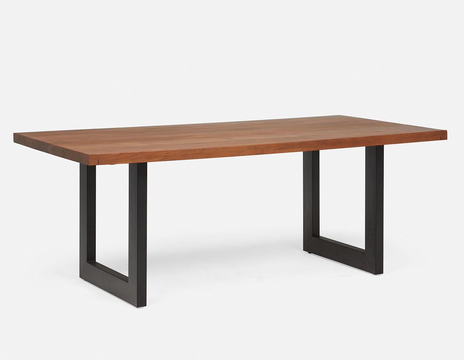 LYON - acacia wood dining table 200 cm - Natural