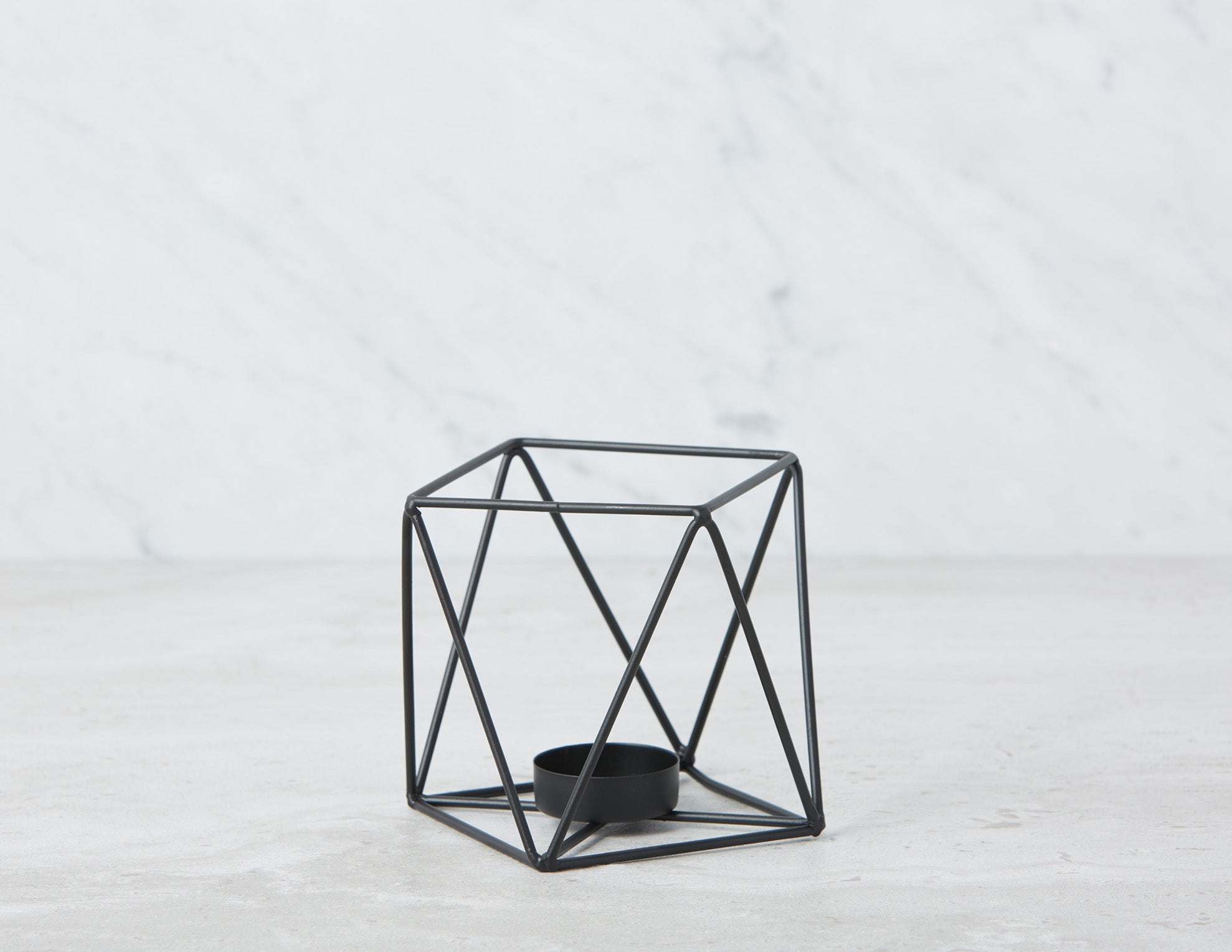SHIRLEY - bougeoir 12 cm - Noir