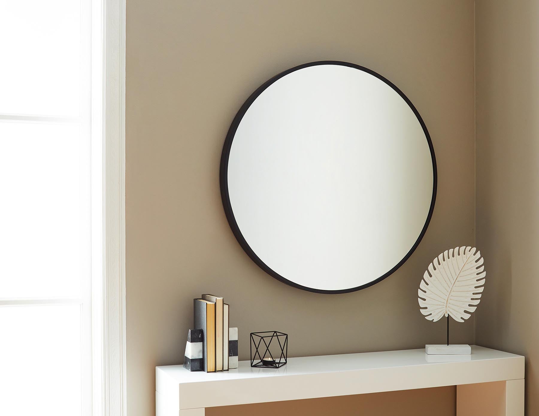CIRCA I - mirror 80 cm - Black