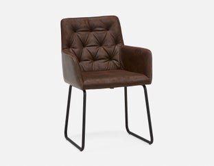 GINA - dining armchair - Brown