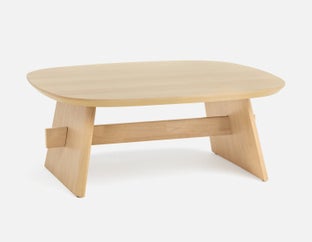 SOLENE - table basse scandinave moderne de 110 cm - Chêne