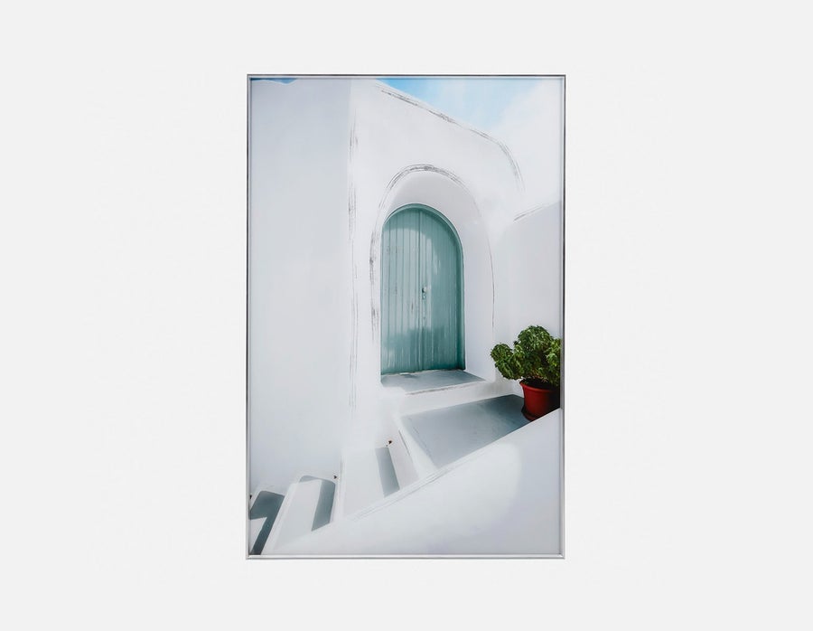 SANTORINI V framed giclée 80 cm x 120 cm undefined