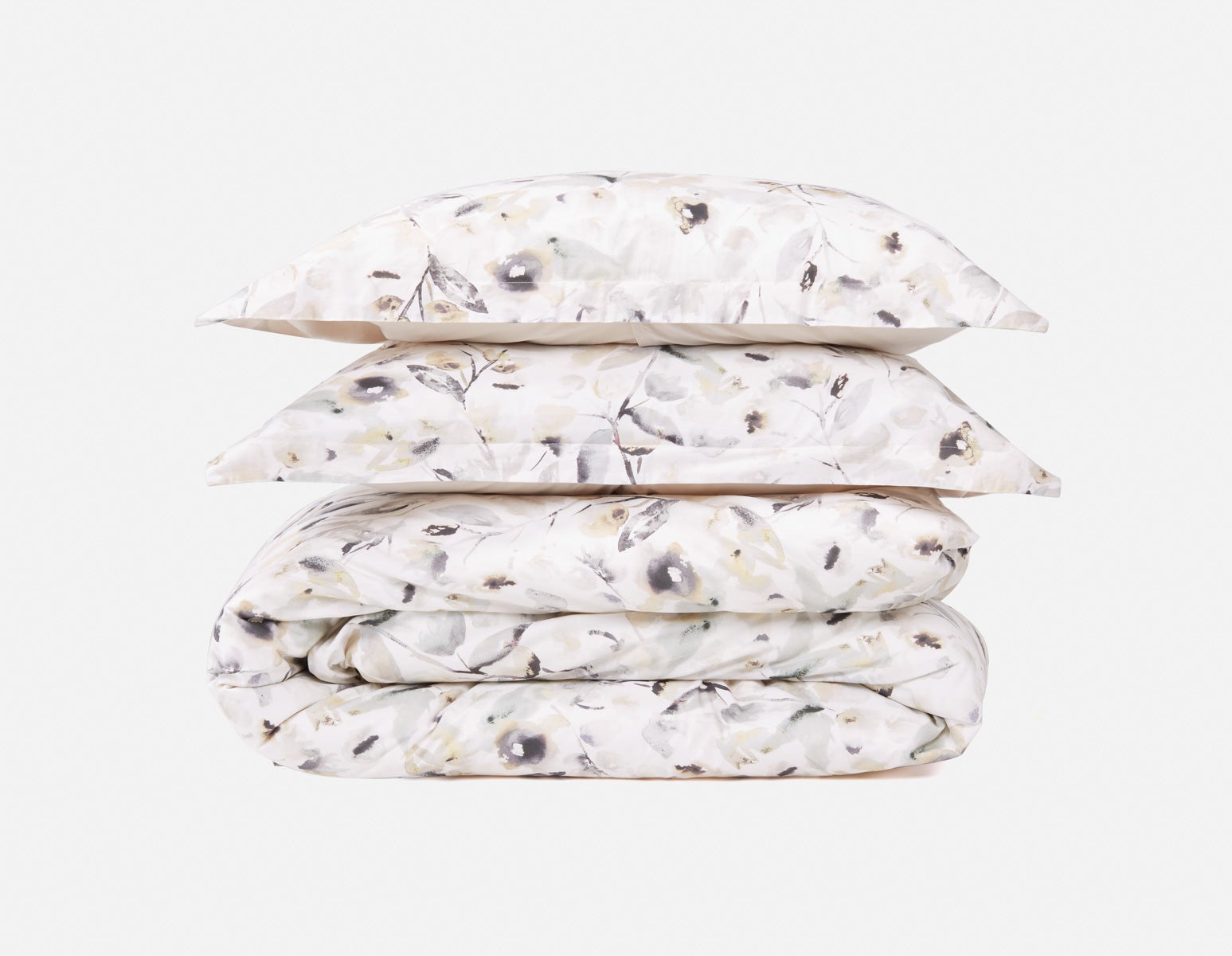 ENFIELD - 3-piece queen duvet cover set - Beige