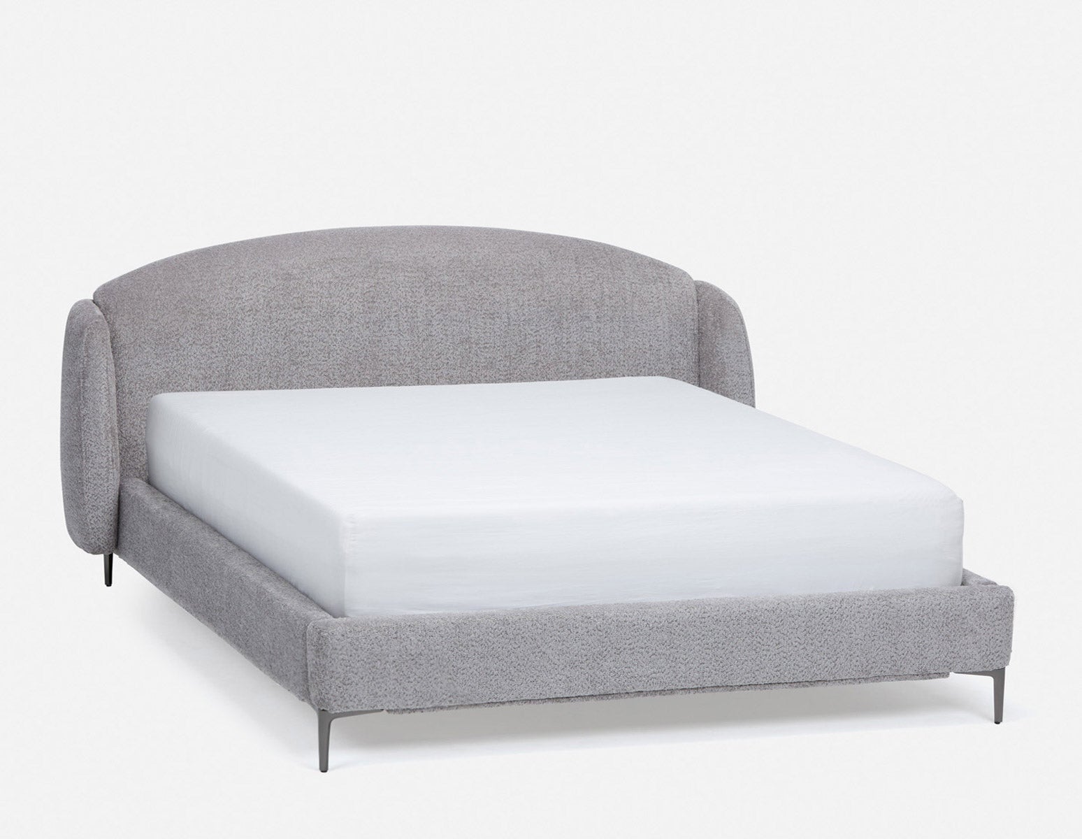 PORTLAND - king size bed - Grey