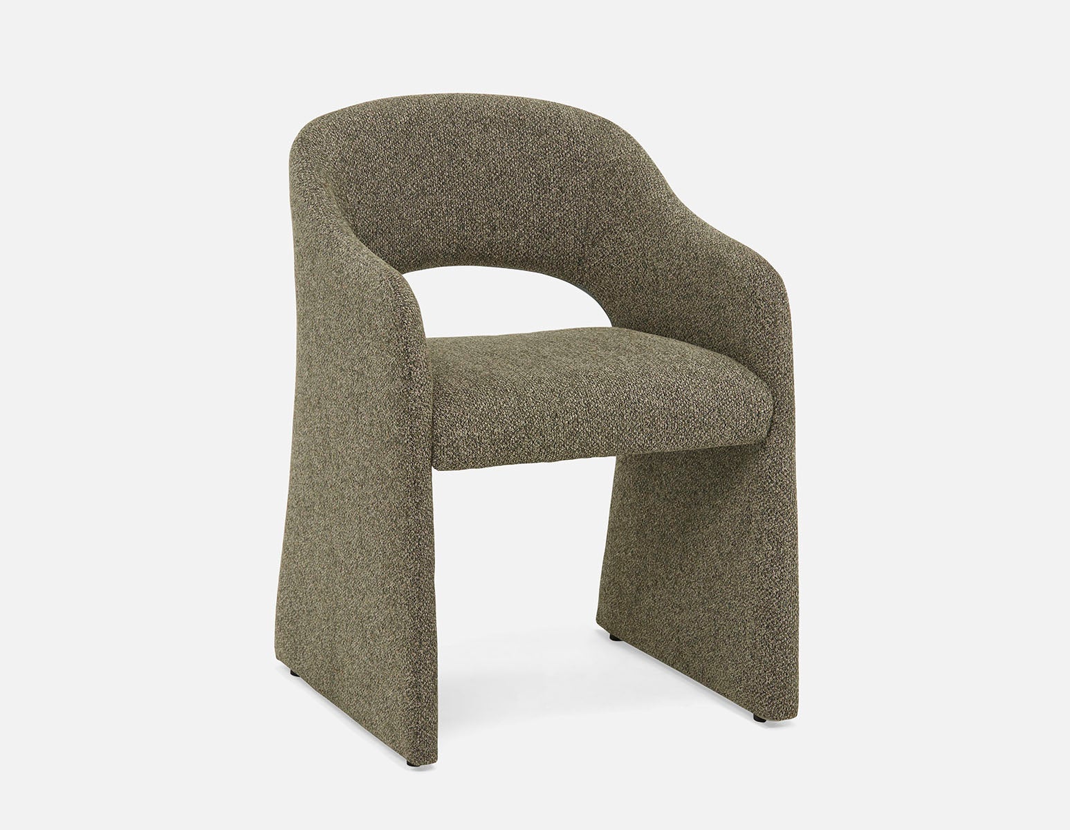 AZROU - modern minimalist dining armchair - Green