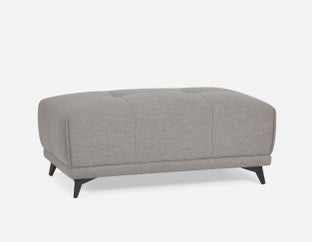 SIMON - pouf - Gris clair