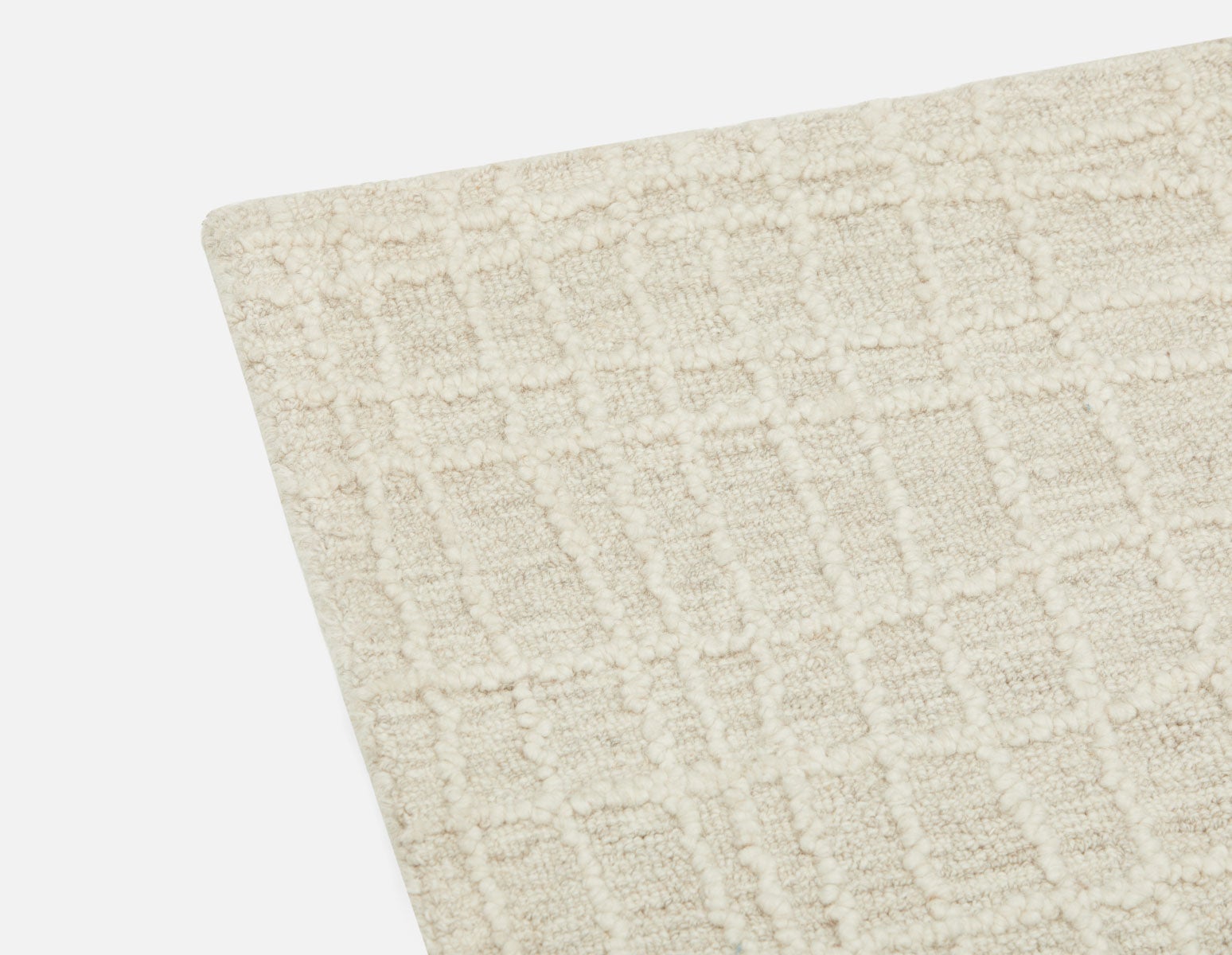 OUREA - hand tufted wool rug 10'x12' - Ivory