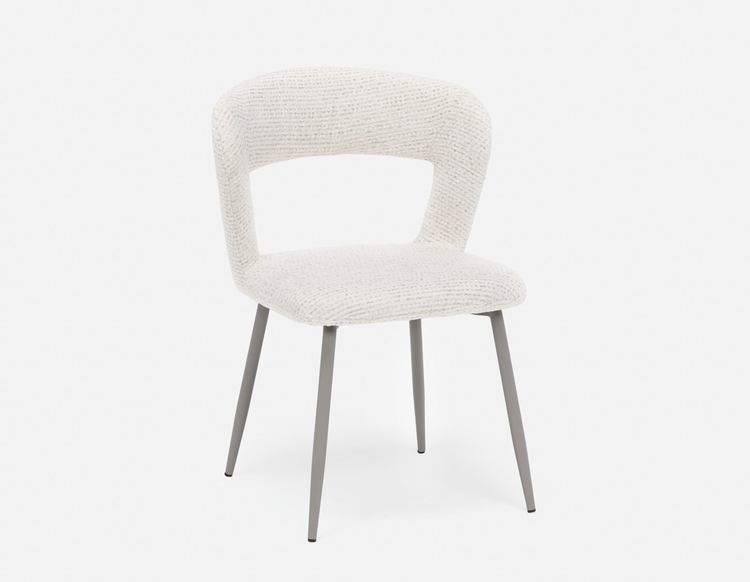KIRIL - modern contemporary dining chair - Cream