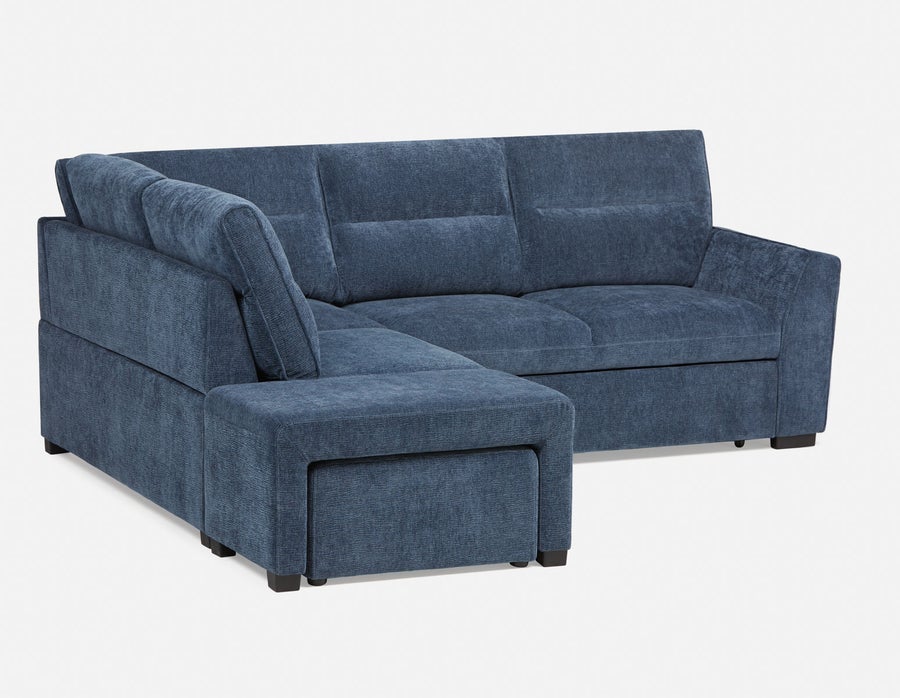 MINNESOTA left-facing sectional sofa-bed with storage undefined