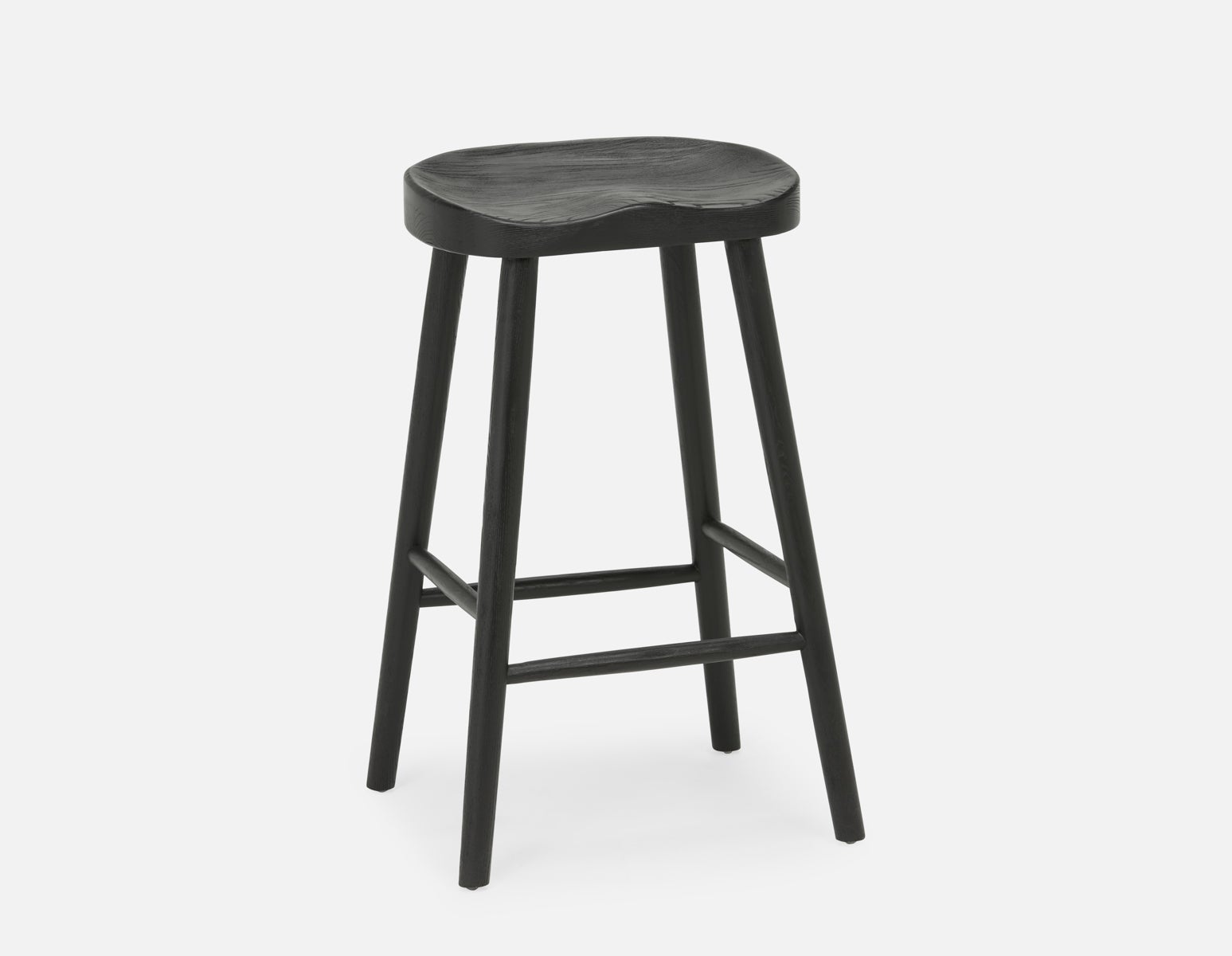 BRIE - counter stool 69cm - Black