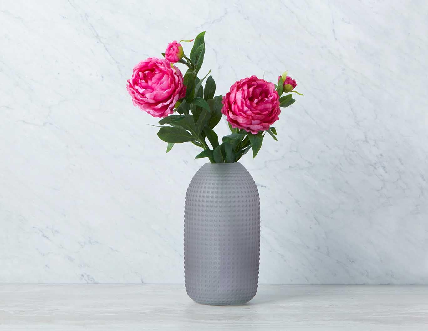 PEONY - artificial flower 61 cm - Purple