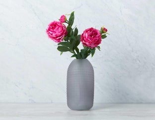 PEONY - fleur artificielle 61 cm - Pourpre