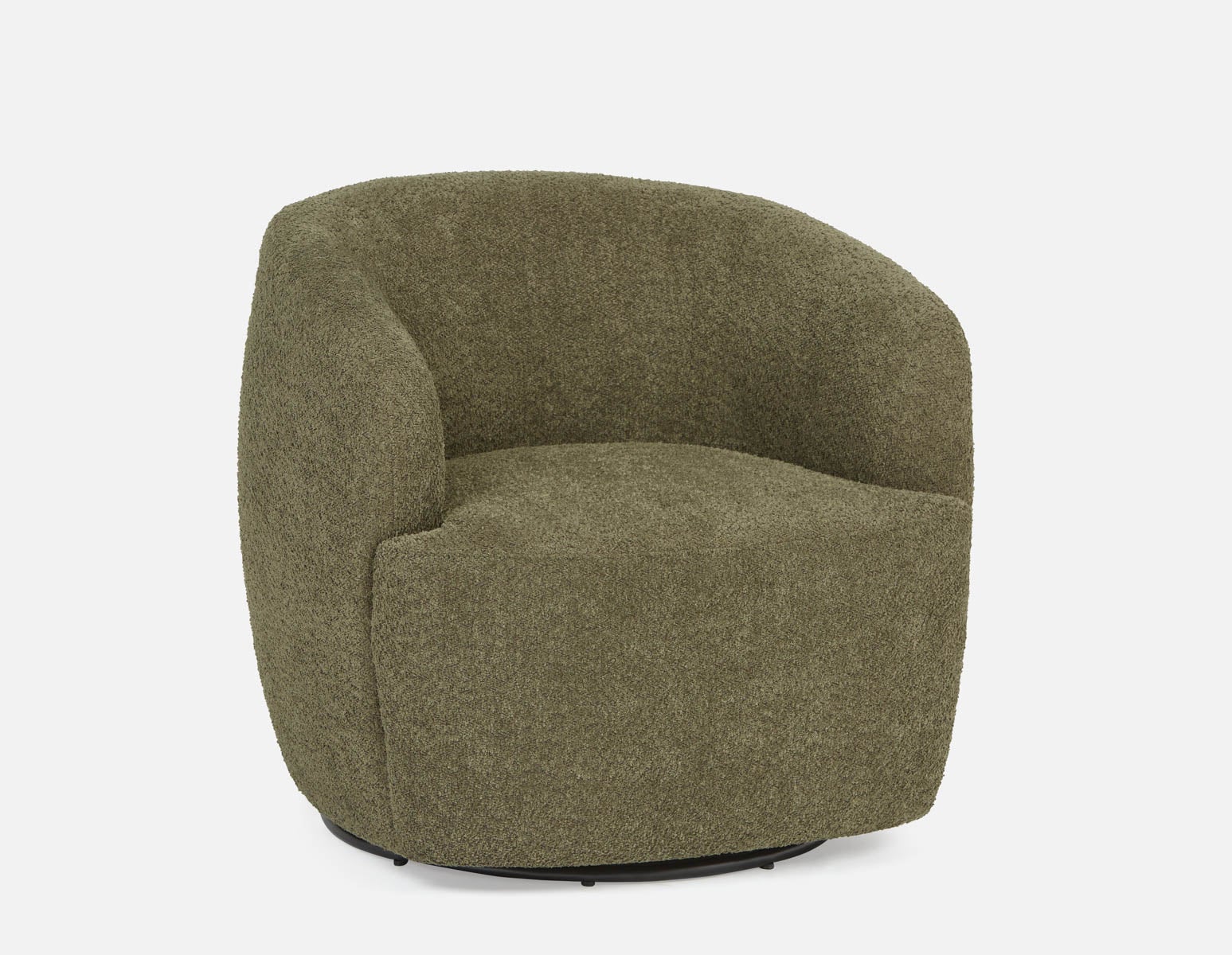 JANELLE - swivel armchair - Green