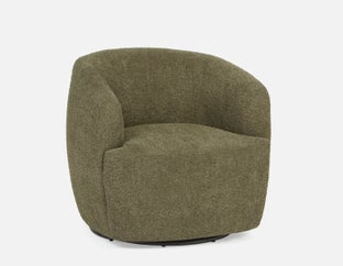 JANELLE - swivel armchair - Green