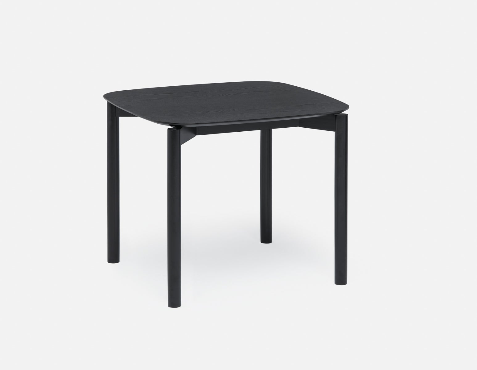 AMELIE - modern dining table 90 cm - Black