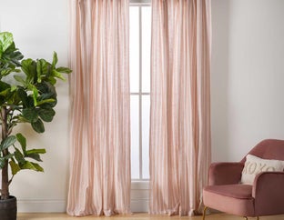 ODESSA - set of 2 curtain panels - Pink