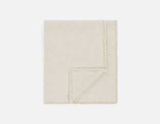 SATARA - jeté 50" x 60" - Naturel