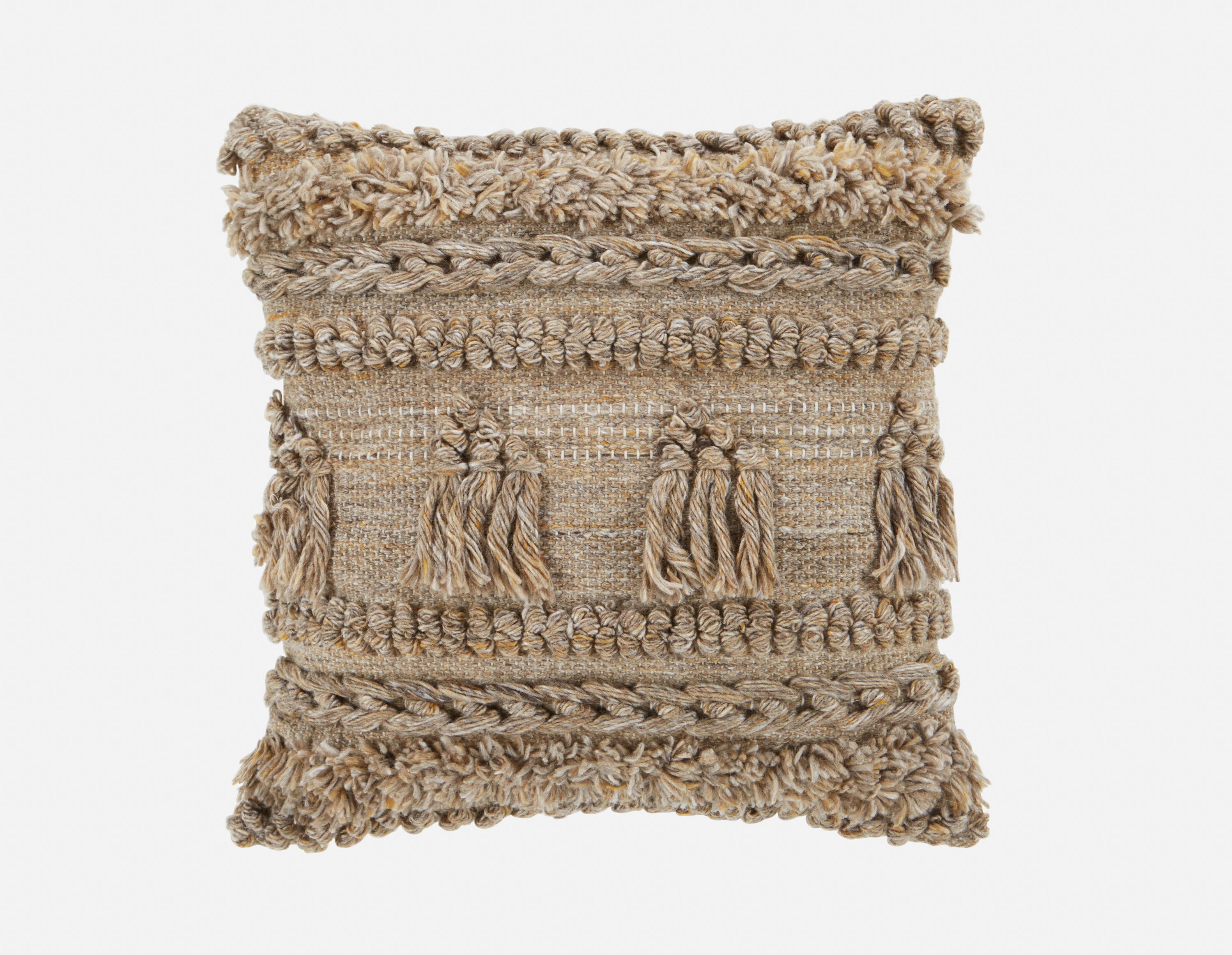 MAURO - coussin 45cm x 45cm - Beige