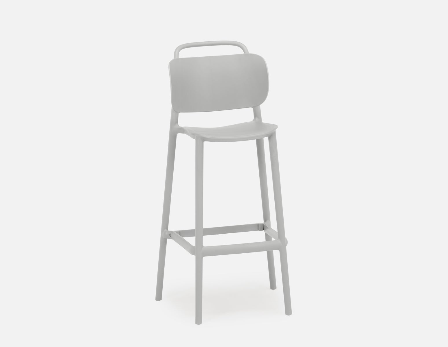 DARIA - indoor/outdoor bar stool 76cm - Grey