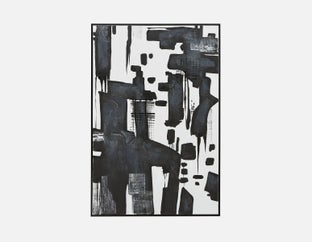 AVELINO - acrylic painting 80x120 cm - Multi