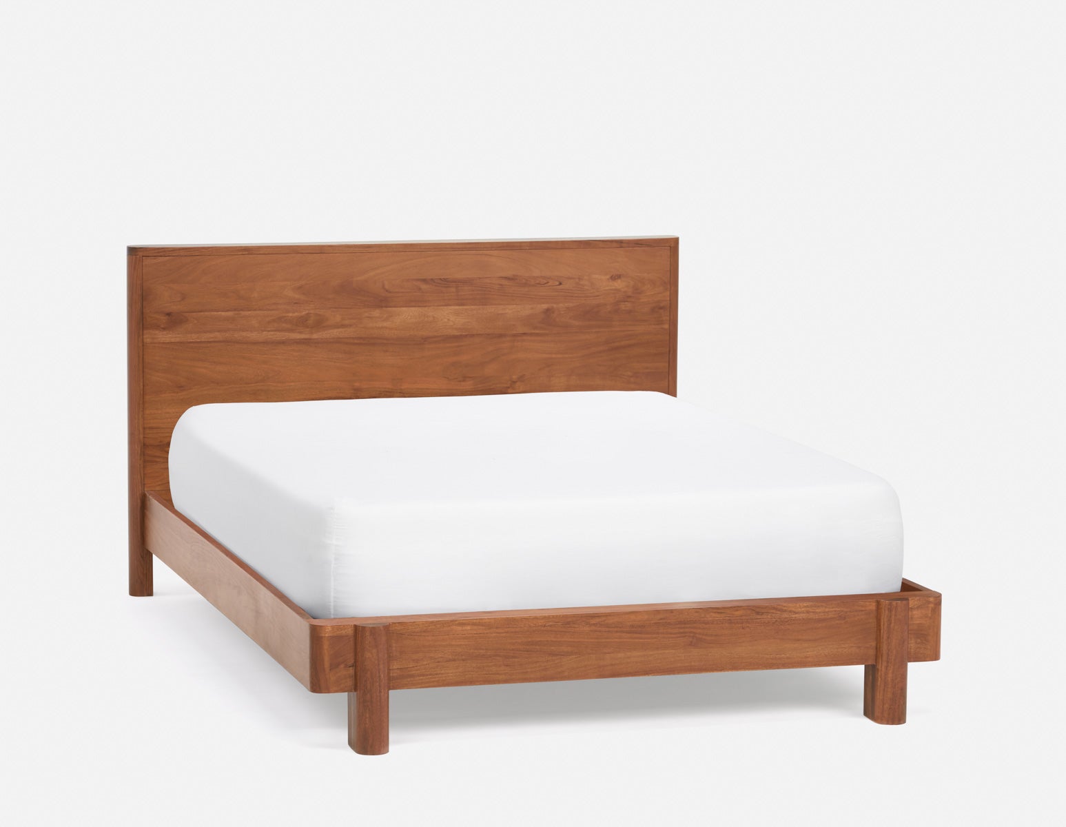 MUMBAI - acacia wood queen size bed - Natural