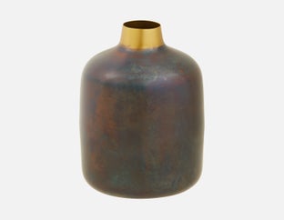 LAMAR - aluminum vase 23 cm - Multi