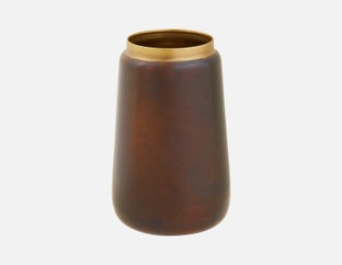 LAMAR - aluminum vase 28 cm - Multi