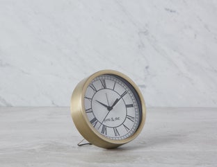 LONDON - table clock 15 cm - Gold